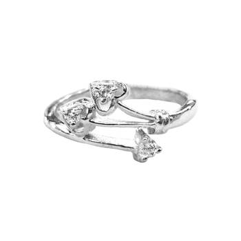 Adore Heart Toe Ring-TOER044 2