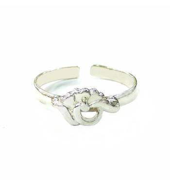 Lil Charm Silver Toe Ring-TOER055 3