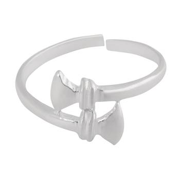 Plain Silver Toe Ring-TOER091 2