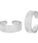 Classy Sterling Silver Toe Ring-TRRD005