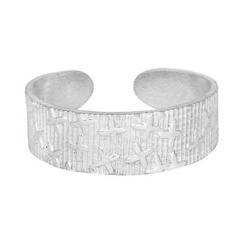 Classy Sterling Silver Toe Ring-TRRD005 2