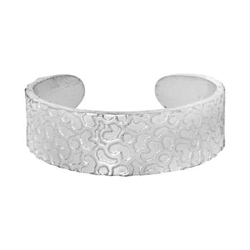 Iconic Plain Silver Toe Ring-TRRD006 2