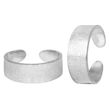 Iconic Silver Toe Ring-TRRD007 1
