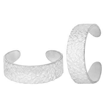 Iconic Engraved Silver Toe Ring-TRRD008 1