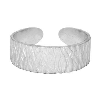 Curvy Silver Toe Ring-TRRD009 2