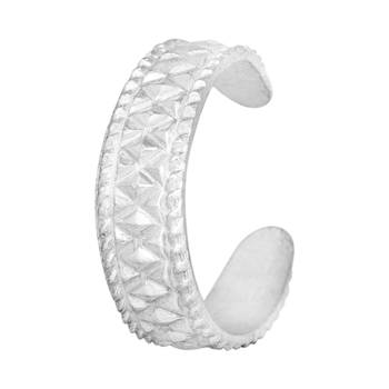 Linear Handcrafted Toe Ring-TRRD014 3