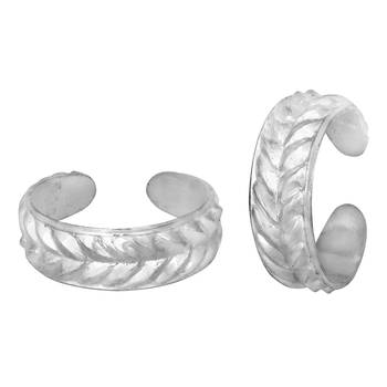 Too Much Silver Toe Ring-TRRD016 1