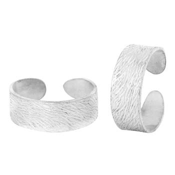Engraved Sterling Silver Toe Ring-TRRD024 1