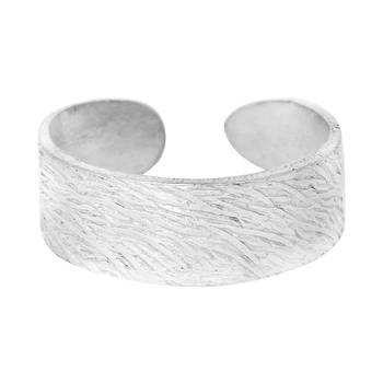 Engraved Sterling Silver Toe Ring-TRRD024 2