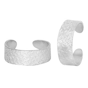 Glow Silver Toe Ring-TRRD025 1