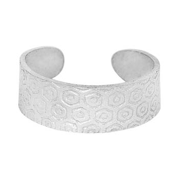 Simple Crafted Silver Toe Ring-TRRD026 2