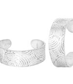 Oxidised Foot Silver Toe Ring-TRRD028