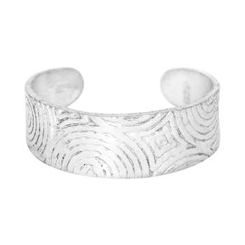 Oxidised Foot Silver Toe Ring-TRRD028 2