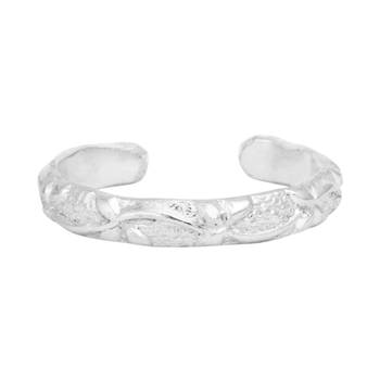 Meshed Silver Toe Ring-TRRD031 2