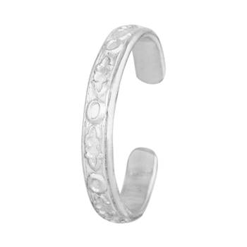 Pretty Plain Silver Toe Ring-TRRD035 3