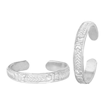 Plain Silver Toe Ring-TRRD036 1