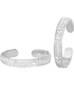 Plain Silver Toe Ring-TRRD036