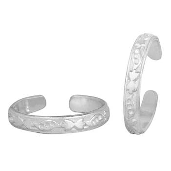 Classic Silver Toe Ring-TRRD040 1