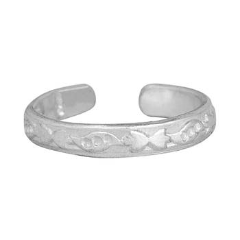 Classic Silver Toe Ring-TRRD040 2