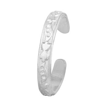 Classic Silver Toe Ring-TRRD040 3