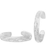 Plain Sterling Silver Toe Ring-TRRD041