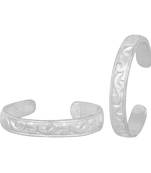 Pleased Silver Toe Ring-TRRD043