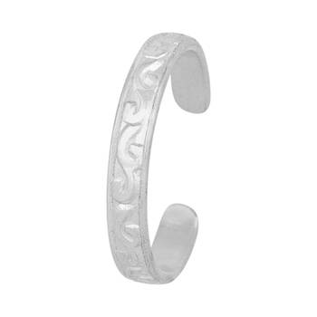 Pleased Silver Toe Ring-TRRD043 3