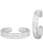 Pleasing Designer Silver Toe Ring-TRRD045