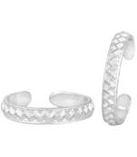 Pleasing Plain Silver Toe Ring-TRRD046