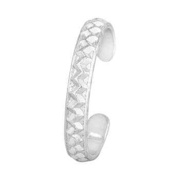 Pleasing Plain Silver Toe Ring-TRRD046 3
