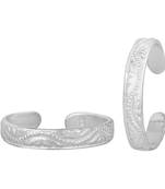 Attractive Silver Toe Ring-TRRD051
