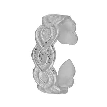 Leaf Sterling Silver Toe Ring-TRMX076 2