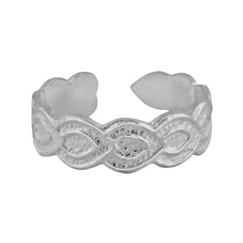 Leaf Sterling Silver Toe Ring-TRMX076 3