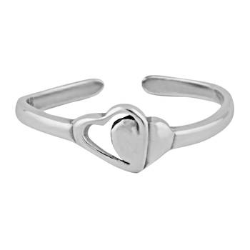 Fix Heart Toe Ring-TRMX093 2