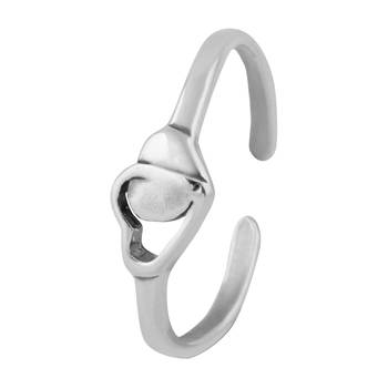 Fix Heart Toe Ring-TRMX093 3