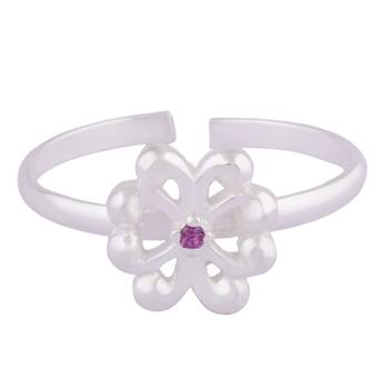 Butterfly Silver Toe Rings-TRMX107 2