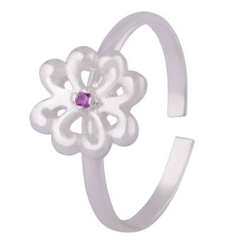 Butterfly Silver Toe Rings-TRMX107 3