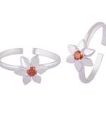 Daisy Silver Toe Ring-TRMX108