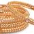 Gold Plated Bangles with Moti 4 Pc Bangles For Women