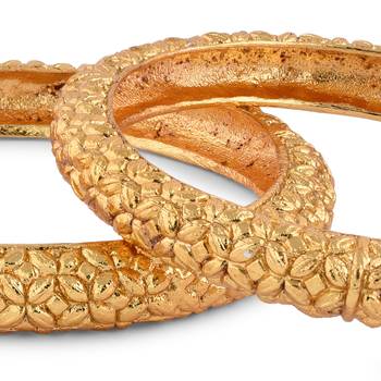 Gold Plated Bangles Set Of 2 5