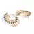 Green Stone Studded Earrings