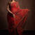 Multicolor Satya Paul Crepe Silk Saree with blouse