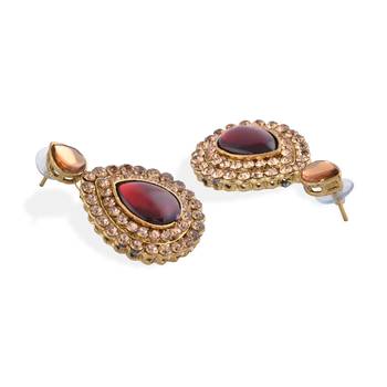 Red Pearl Designer Necklace Sets 7