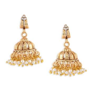 Gold Plated Polki Designer Necklace Sets 6