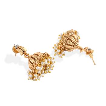 Gold Plated Polki Designer Necklace Sets 7