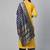 Yellow woven cotton ethnic-kurtis