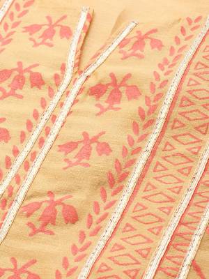 Gold woven cotton ethnic-kurtis 4