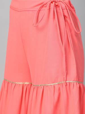 Gold woven cotton ethnic-kurtis 5