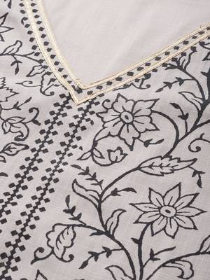 Grey woven viscose ethnic-kurtis 4