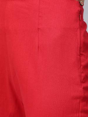 Off-white woven viscose ethnic-kurtis 5